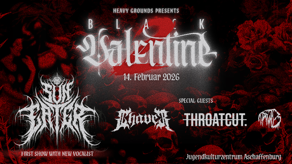 Heavy Grounds Black Valentine Aschaffenburg Sun Eater Chaver Throatcut The Ashes We Breathe Deathcore Hardcore Musik Live Aschaffenburg Frankfurt